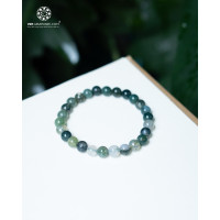 Vòng tay Băng Ngọc Thủy Tảo - Chalcedony size 08mm